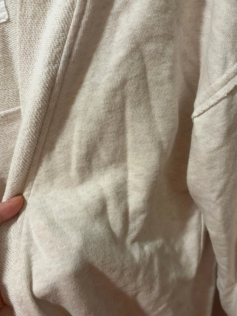 Aerie Cream Knit Button Front Cardigan Sweater | Boho Cozy